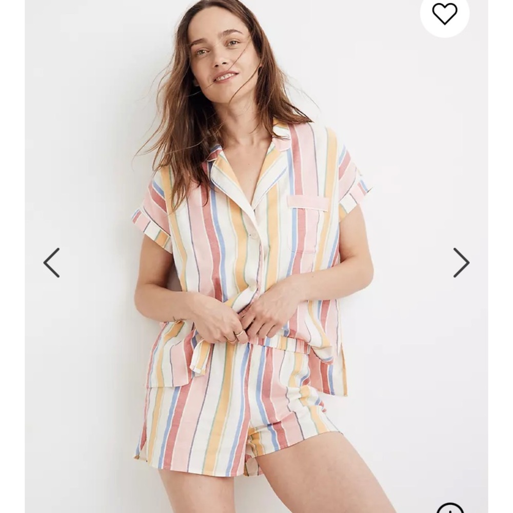 Madewell pajama shorts 2x new with tags